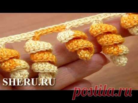 How To Crochet Edging Урок 1 Обвязки крючком