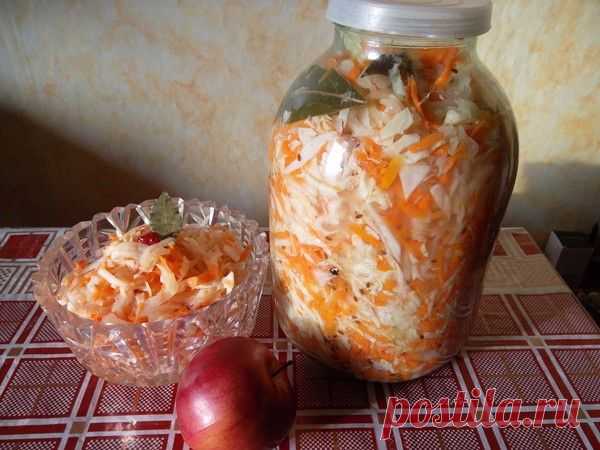 Капуста белокочанная квашеная (трёхдневка) - рецепт с фото - как приготовить - ингредиенты, состав, время приготовления - Леди Mail.Ru