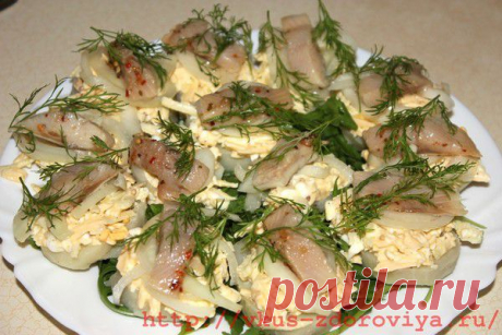 Очень вкусная закуска из селедки.