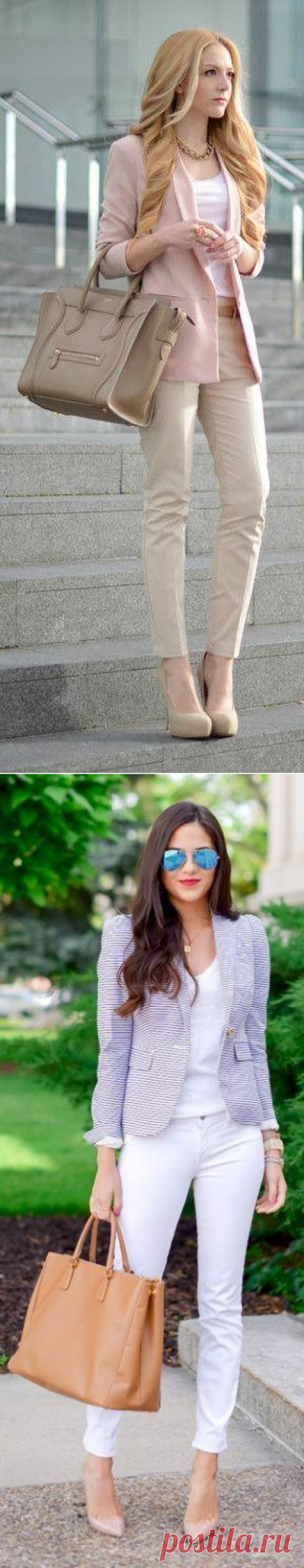 Модные весенние образы с пиджаком — Модно / Nemodno