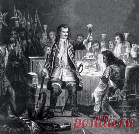 КАК ПИЛ ПЕТР I