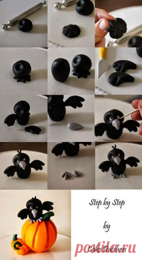 Eu Amo Artesanato: Corvo | Bonecas,bichinhos