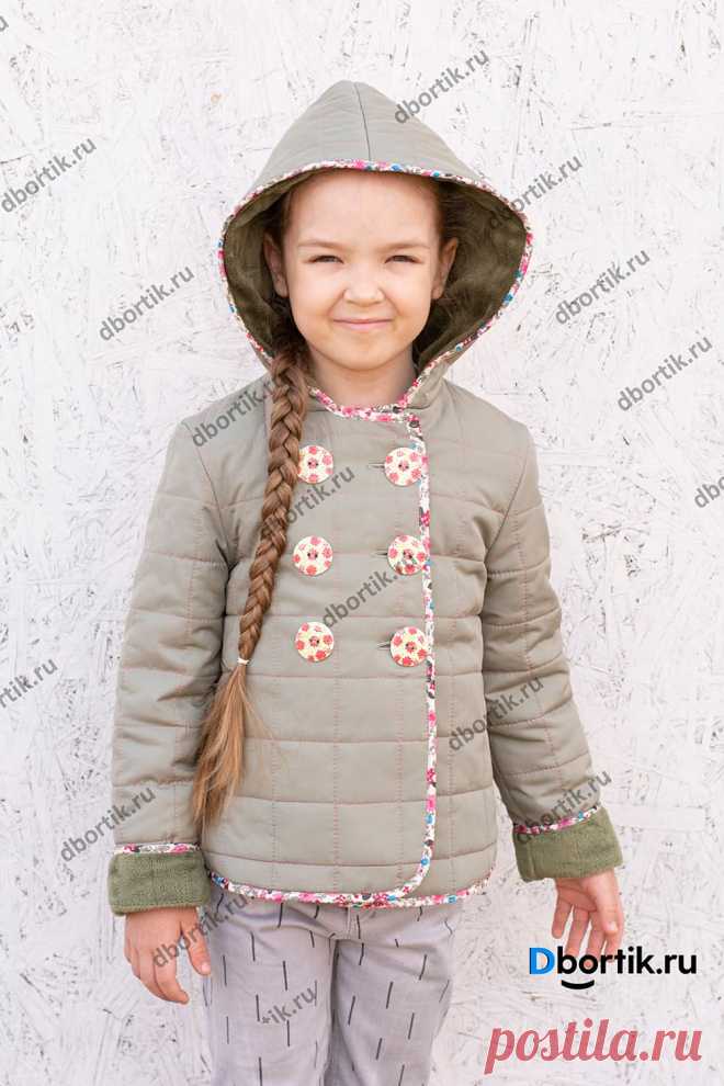 Выкройка детской лёгкой куртки. Скачать бесплатно.