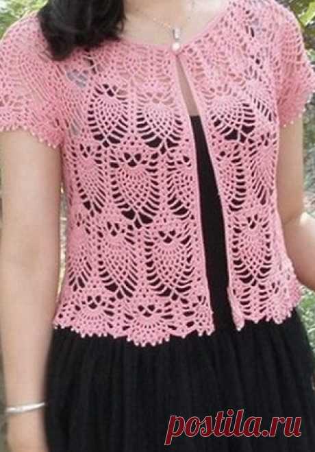 How delicate this model, simple and charming I loved this shirt in crocê girls watch the step by step of this patterns