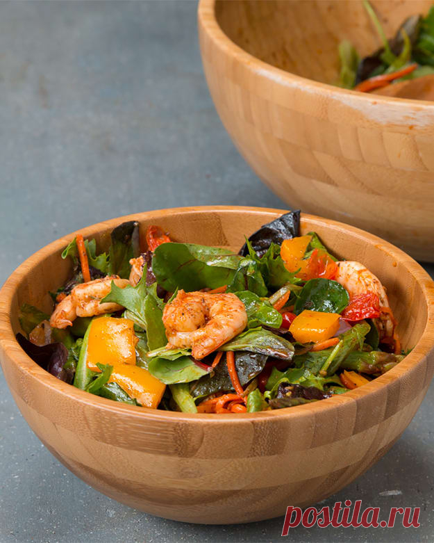 This Roasted Shrimp And Veggie Salad Is Perfect For A Filling Lunch