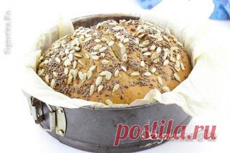 Цельнозерновой хлеб с семечками в духовке: рецепт с фото