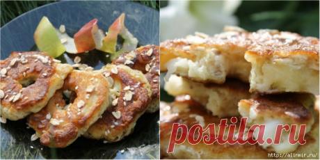 Яблочные кольца в тесте Яблочный сюрприз