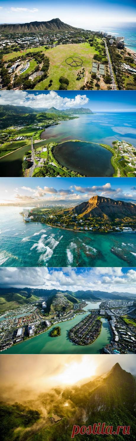 Гавайи с высоты.