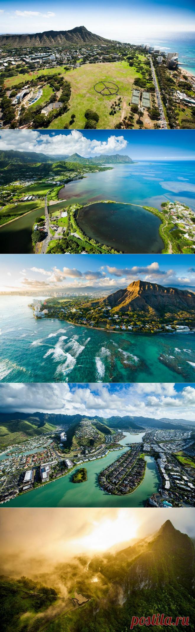 Гавайи с высоты.