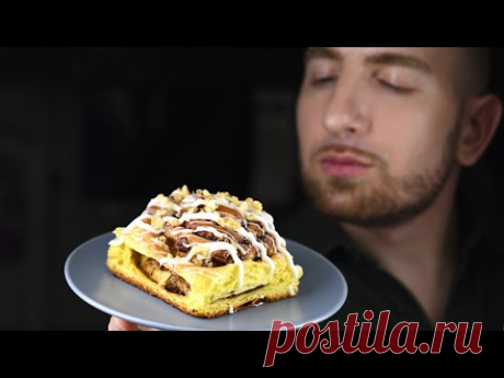 Тыквенные булочки с корицей и орехами. Простой рецепт.
