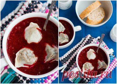 Food for mood. Блог о еде, рецепты и фоторецепты. - Борщ з грибними вушками (борщ с грибными ушками)