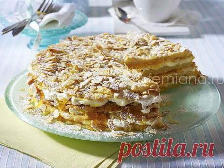 Вкусный абрикосовый торт со сметанным кремом
