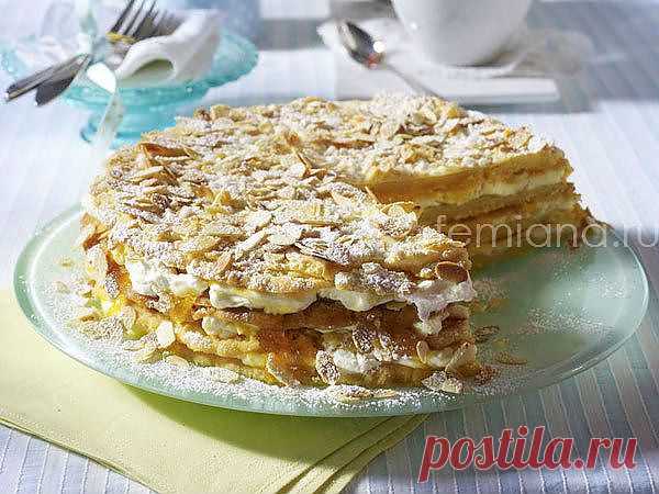 Вкусный абрикосовый торт со сметанным кремом | FEMIANA