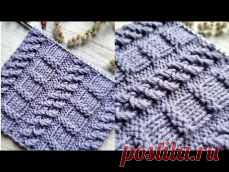 Кто в душе дизайнер, тот оценит этот узор🧶💕knitting pattern.
