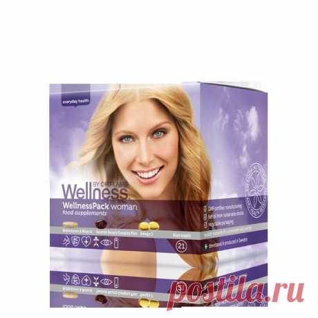 . Вэлнэс Пэк для женщин — отличный выбор, чтобы получить необходимые витамины и микроэлементы, если ты на диете.
Кожа: повышается уровень увлажненности и эластичности, сокращаются морщины, уменьшаются повреждения от UV-лучей.
Энергия: вы меньше устаете и меньше утомляетесь.
Иммунная система: улучшается сопротивляемость организма, замедляются воспалительные процессы.
Сердце: улучшается состояние и нормализуется уровень холестерина. Мыщцы и суставы: повышается выносливость,