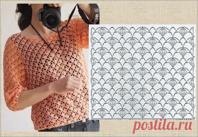 Ажурный весенний джемпер крючком - 30 интересных моделей со схемами вязания | МНЕ ИНТЕРЕСНО | Яндекс Дзен