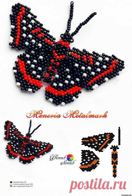 Butterfly Bead 14, scheme | Laboratory household