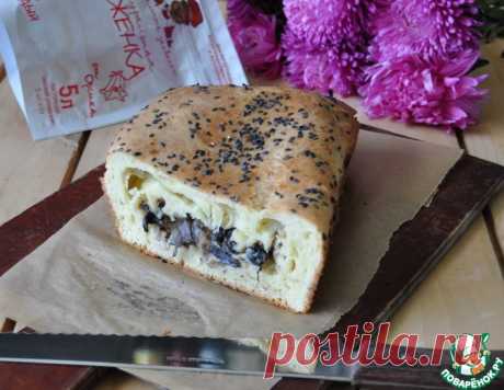 Заливной пирог с курицей и грибами – кулинарный рецепт