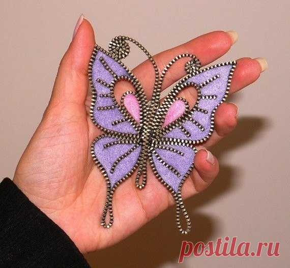 Украшения из молний 