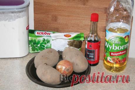 Тонкие картофельные лепешки из пресного теста... почему-то особенно вкусны!