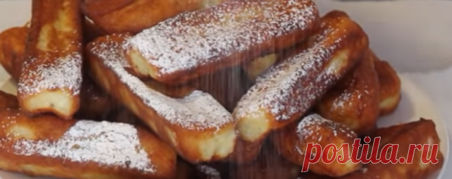 Творожные палочки за 15 минут — быстрое угощение к чаю! Всегда готовлю такое угощение, когда есть творог и немного свободного времени.