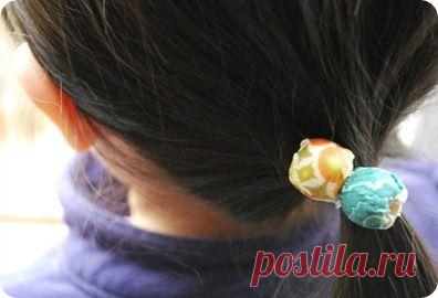 Изящные заколки – резинки для волос. Декупаж. | Рукоделие и хобби. Видео, фото: как сделать, сшить, связать своими руками