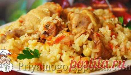 Плов в мультиварке с курицей