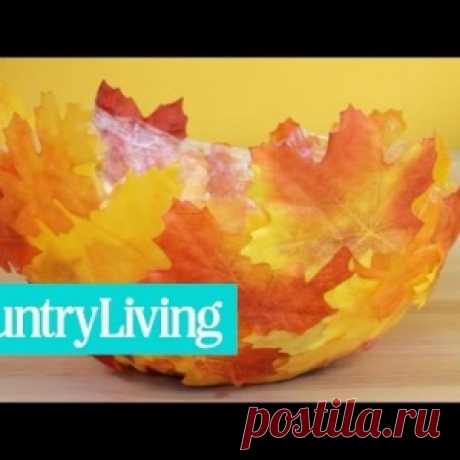 Вот почему по дороге домой я собираю осенние листья! Невероятно красивый результат.