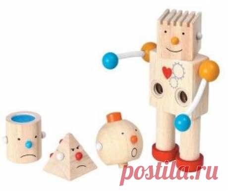 Деревянная игрушка Plan Toys конструктор Робот