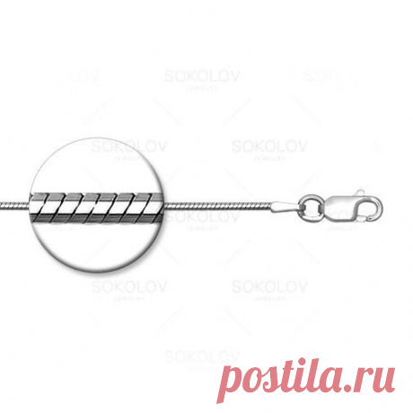 Цепь из серебра арт. 968010408