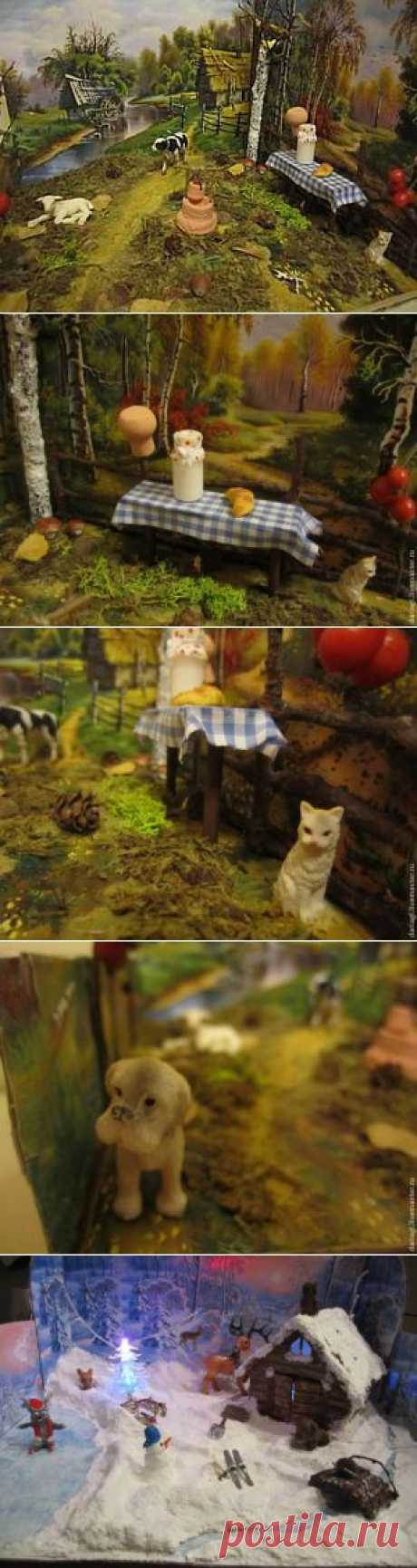 Творим с детьми: &quot;Деревенька осенью!&quot; - Ярмарка Мастеров - ручная работа, handmade