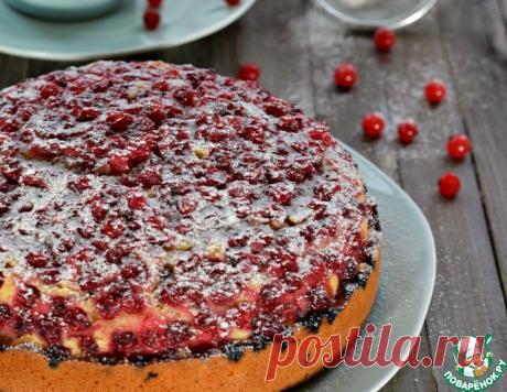 Пирог с клюквой и шоколадом – кулинарный рецепт