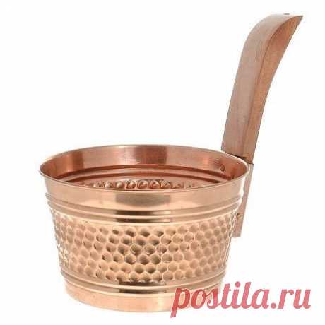 Медный ковш для парной бани объемом 4литра-купить недорого