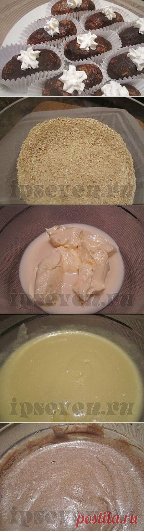 Пирожное картошка из печенья