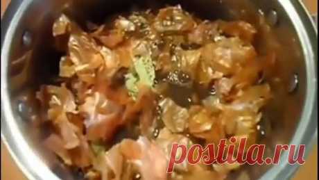 Скумбрия в луковой шелухе