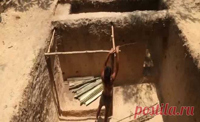 самый удивительный подземный бассейн и подземный дом