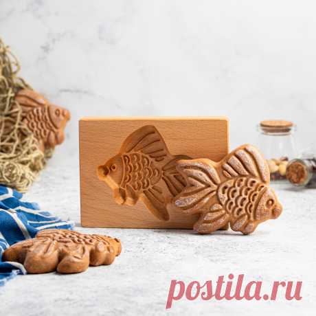 Пряничная доска Золотая рыбка – купить в интернет-магазине Текстурра