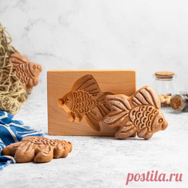 Пряничная доска Золотая рыбка – купить в интернет-магазине Текстурра