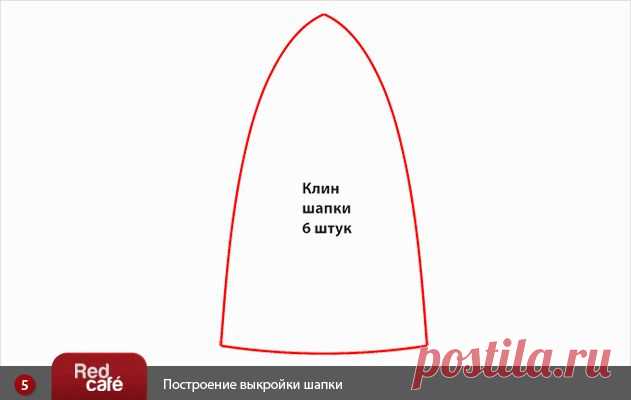 Построение выкройки шапки. Бесплатный урок.