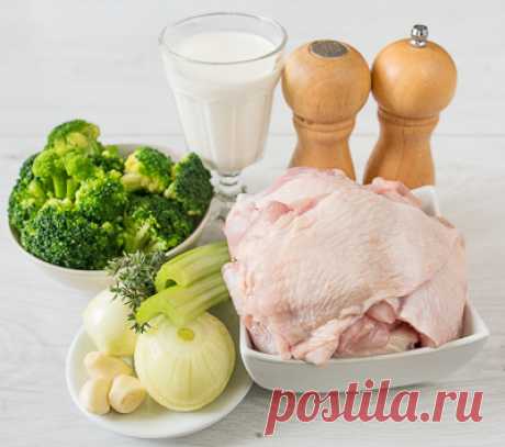 Как приготовить Курица в сливках с брокколи - проверенный пошаговый рецепт с фото на Вкусном Блоге