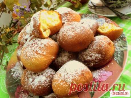 Супер быстрые пончики (на сгущенном молоке)