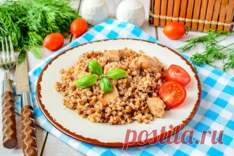 Гречневая каша с мясом в мультиварке рецепт с фото пошагово - 1000.menu