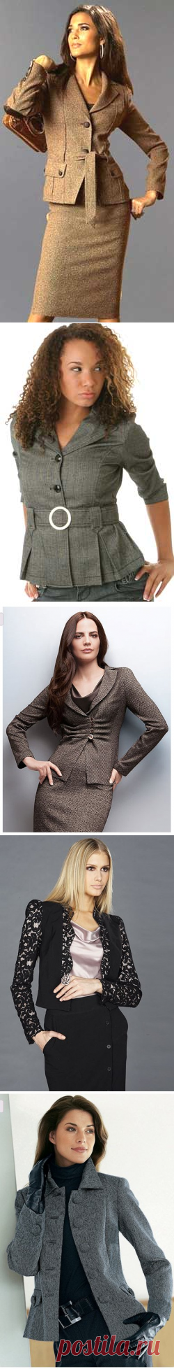 Моделируем и шьем женские пиджаки (жакеты)! Варианты пошива различных фасонов! + модный обзор и масса модных дизайнерских идей для вдохновения!