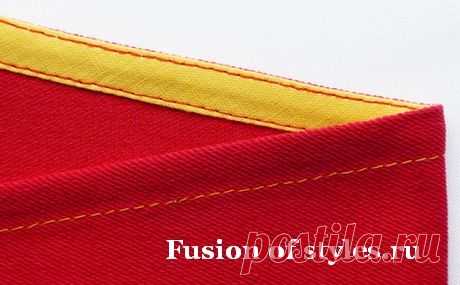 Обработка открытых срезов косой бейкой | Fusion of Styles