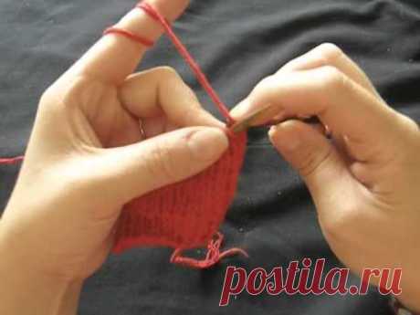 spezielle Techniken - verkürzte Reihen stricken