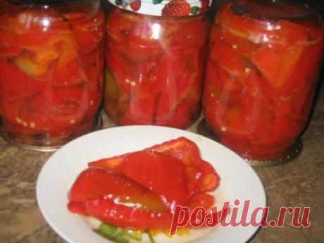 СПЦФИЦСКИЙ ЗАКУСОН... Перец в мёде. Приготовьте, не пожалеете!!