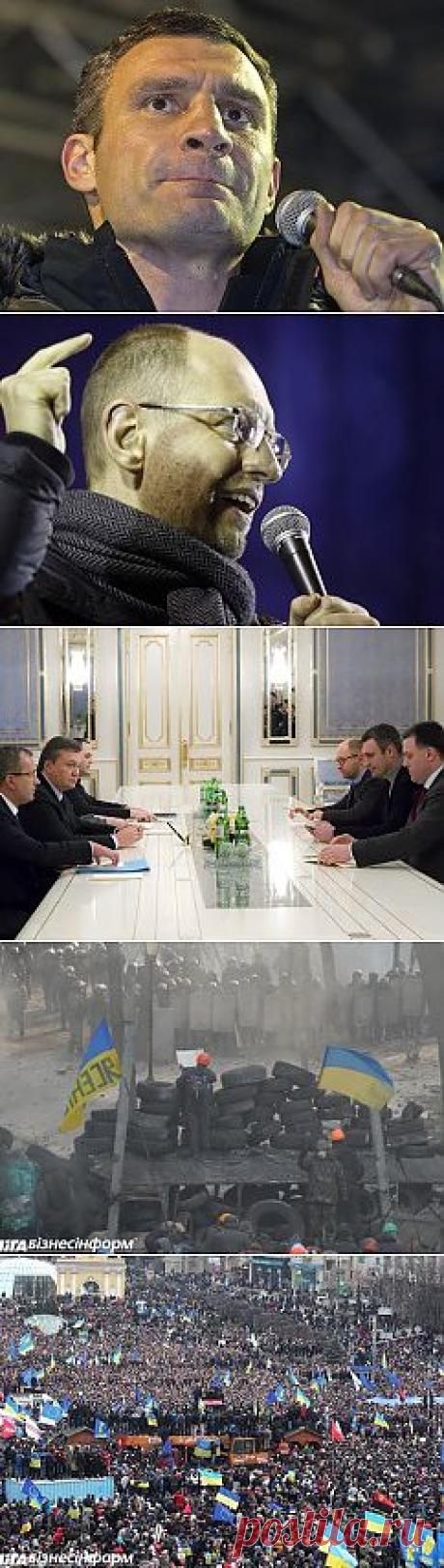 Ночь после переговоров: штурм Укрдома и затишье на Майдане - Новости Политики. Новости Mail.Ru