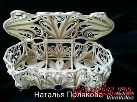 Изделия из джута. Шкатулки из джута #1