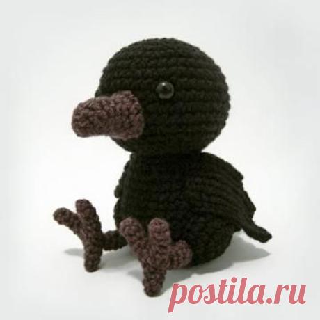 Амигуруми птичка