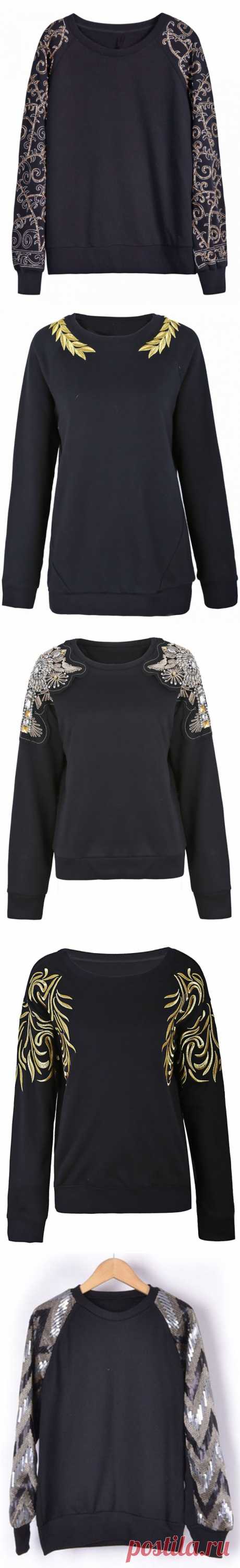 Свитшот - идеи для переделки (вторая подборка) / Декор /